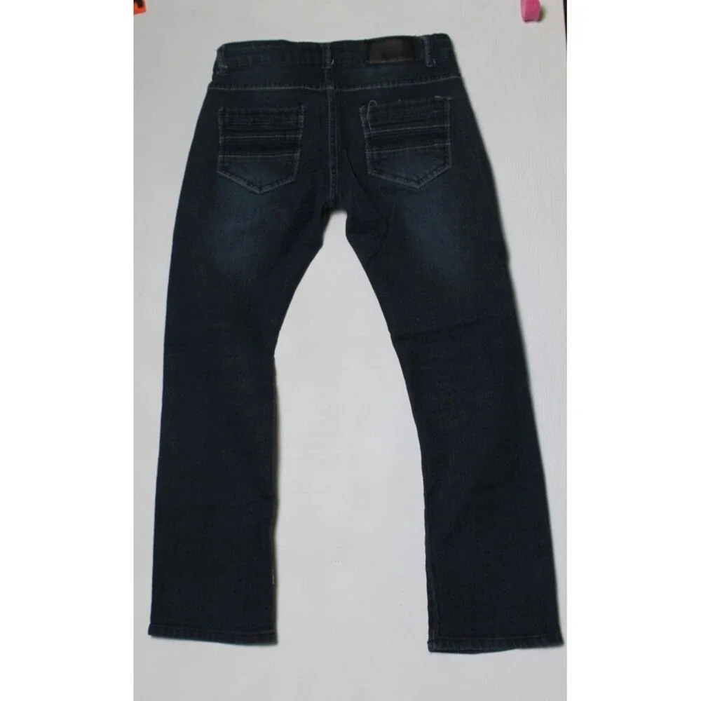 Blue Rag Straight Blue Jeans Girls 12 Kids Medium Blue Denim